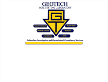 Tablet Screenshot of geotech-india.com